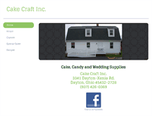 Tablet Screenshot of cakecraftinc.com